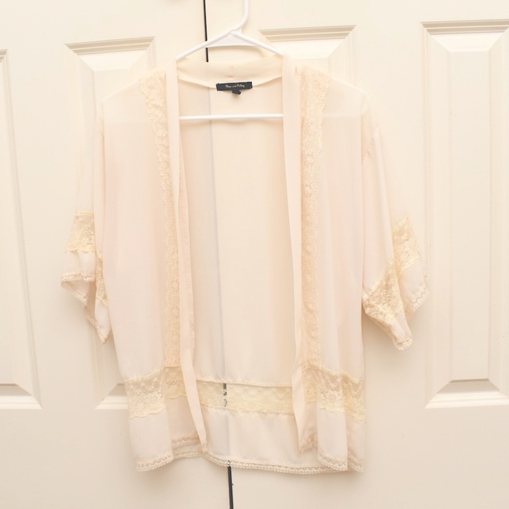 Kimono with Lace